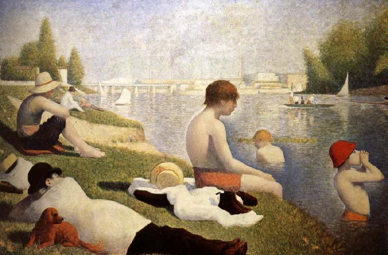 Georges Seurat Baders in Asnieres China oil painting art